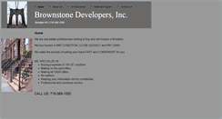 Desktop Screenshot of brownstonedevelopers.com